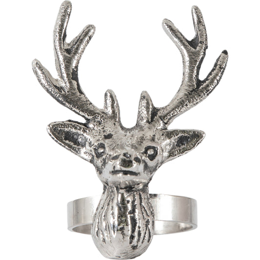 Stag Napkin Rings- Set of 4