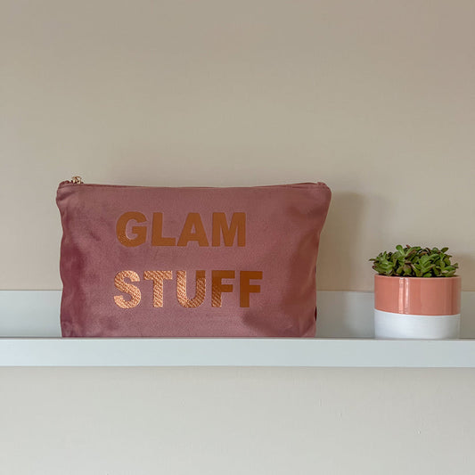 Velvet Glam Stuff Pouch