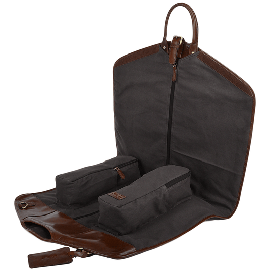 Suit carrier leather online