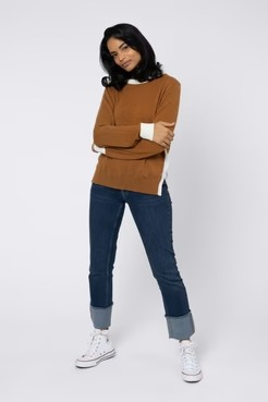 Eleven Loves Camille Cashmere Jumper- Tan