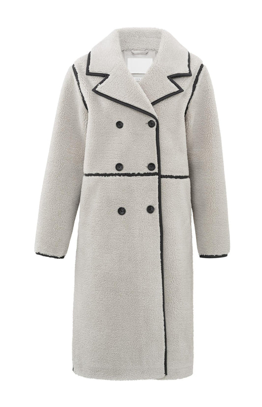 YAYA Long Teddy Coat