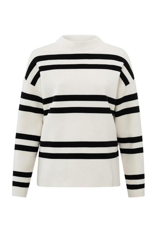 YAYA Striped Jumper